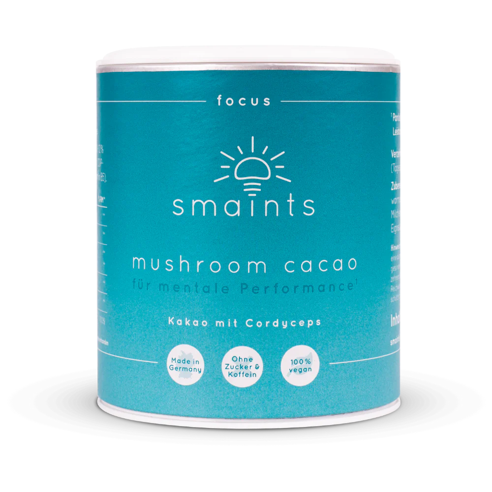 Mushroom Cacao mit Cordyceps Vitalpilz Smaints ImOnMushrooms-1